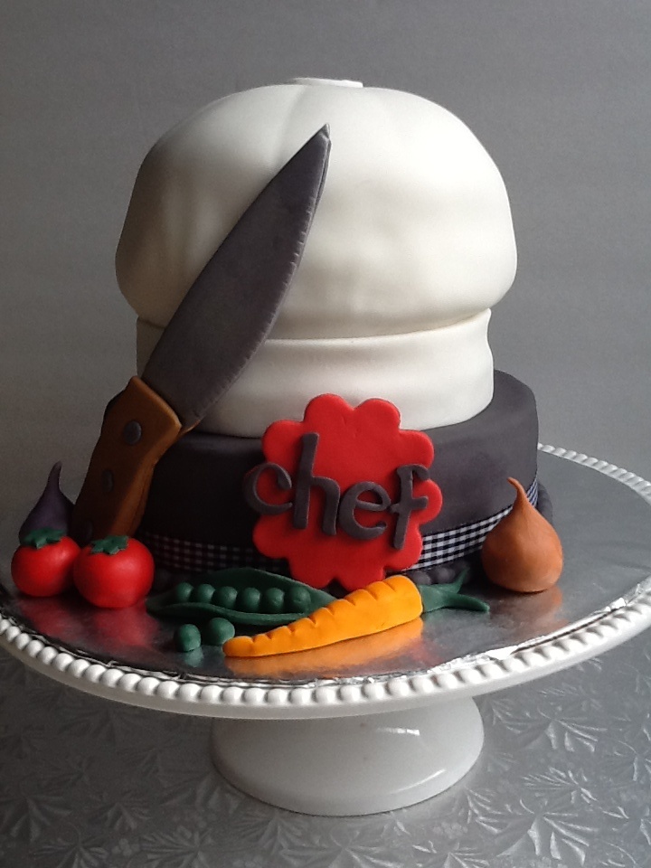 Chef Themed Birthday Cake