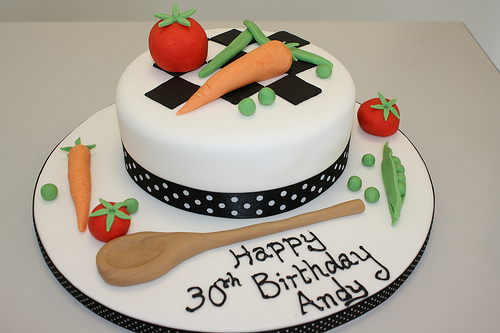 Chef Themed Birthday Cake