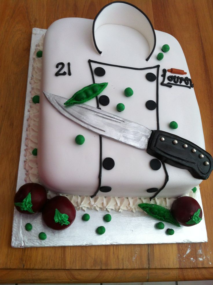 Chef Themed Birthday Cake