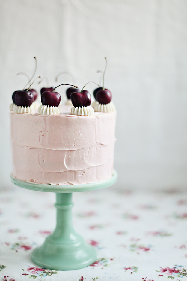 Cherry Vanilla Cake