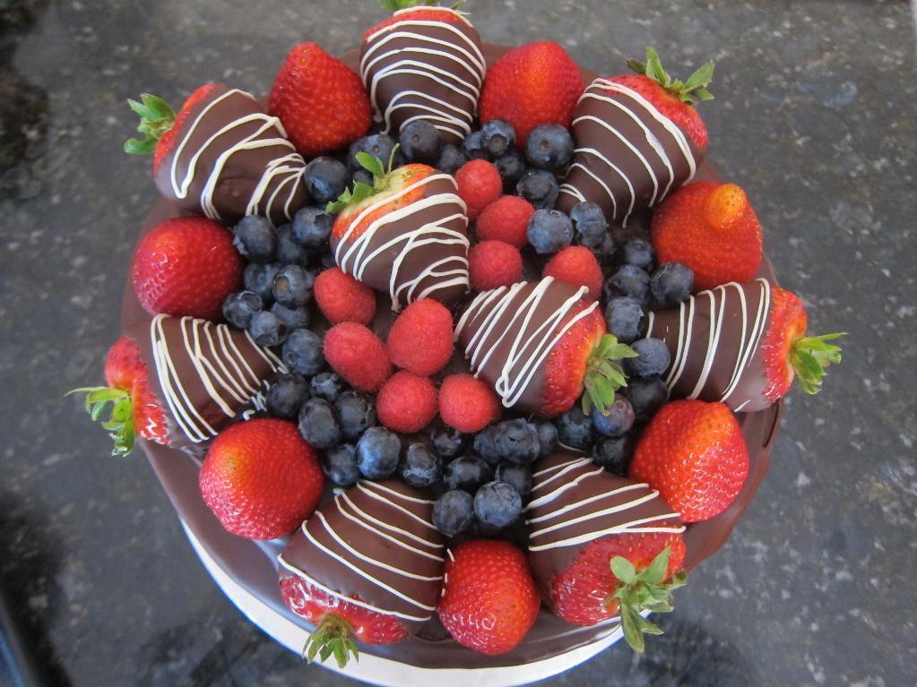 Chocolate Cake with Berries