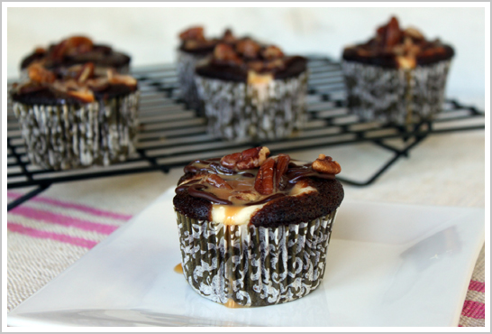 7 Photos of Chocolate Turtle Cheesecake Cupcakes