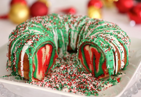 Christmas Wreath Bundt Cake