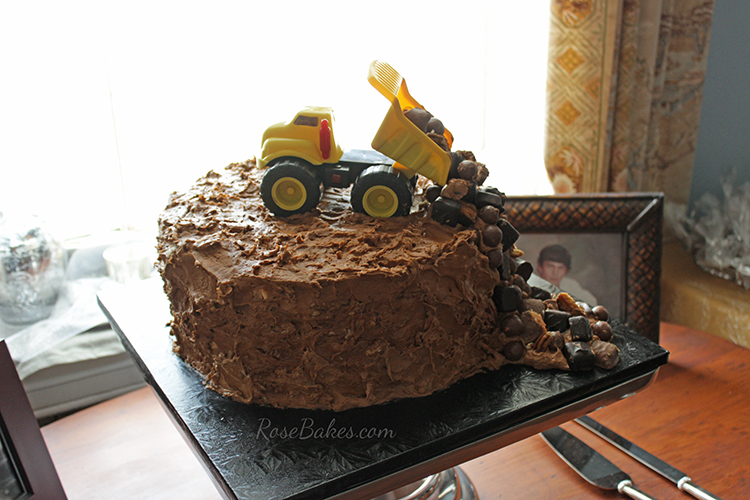 Construction Dump Truck Cake