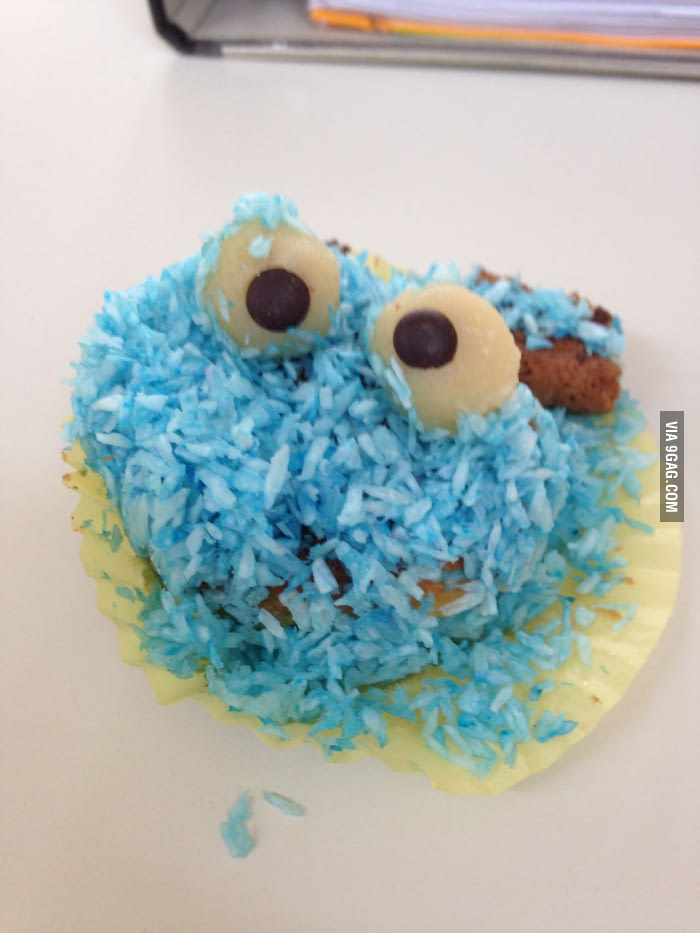 Cookie Monster Cupcakes Nailed It