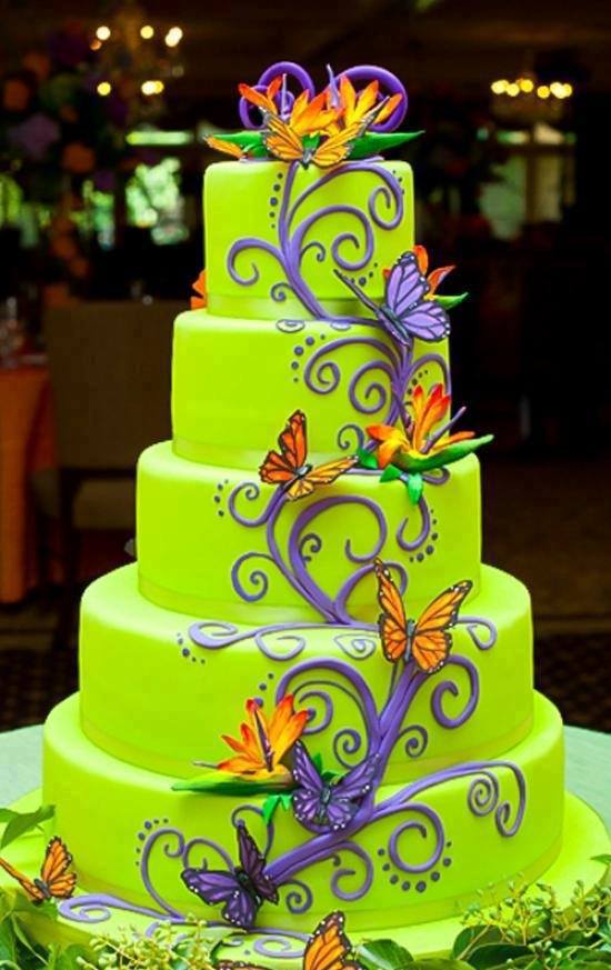 9 Photos of Cool Butterfly Birthday Cakes