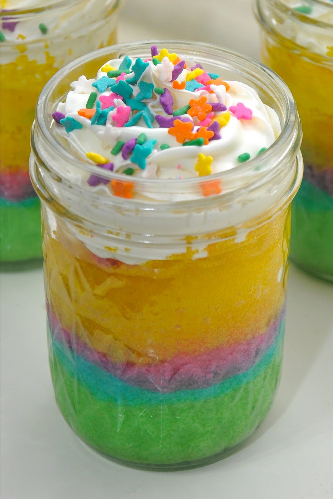 Cupcake Birthday Cake in a Jar