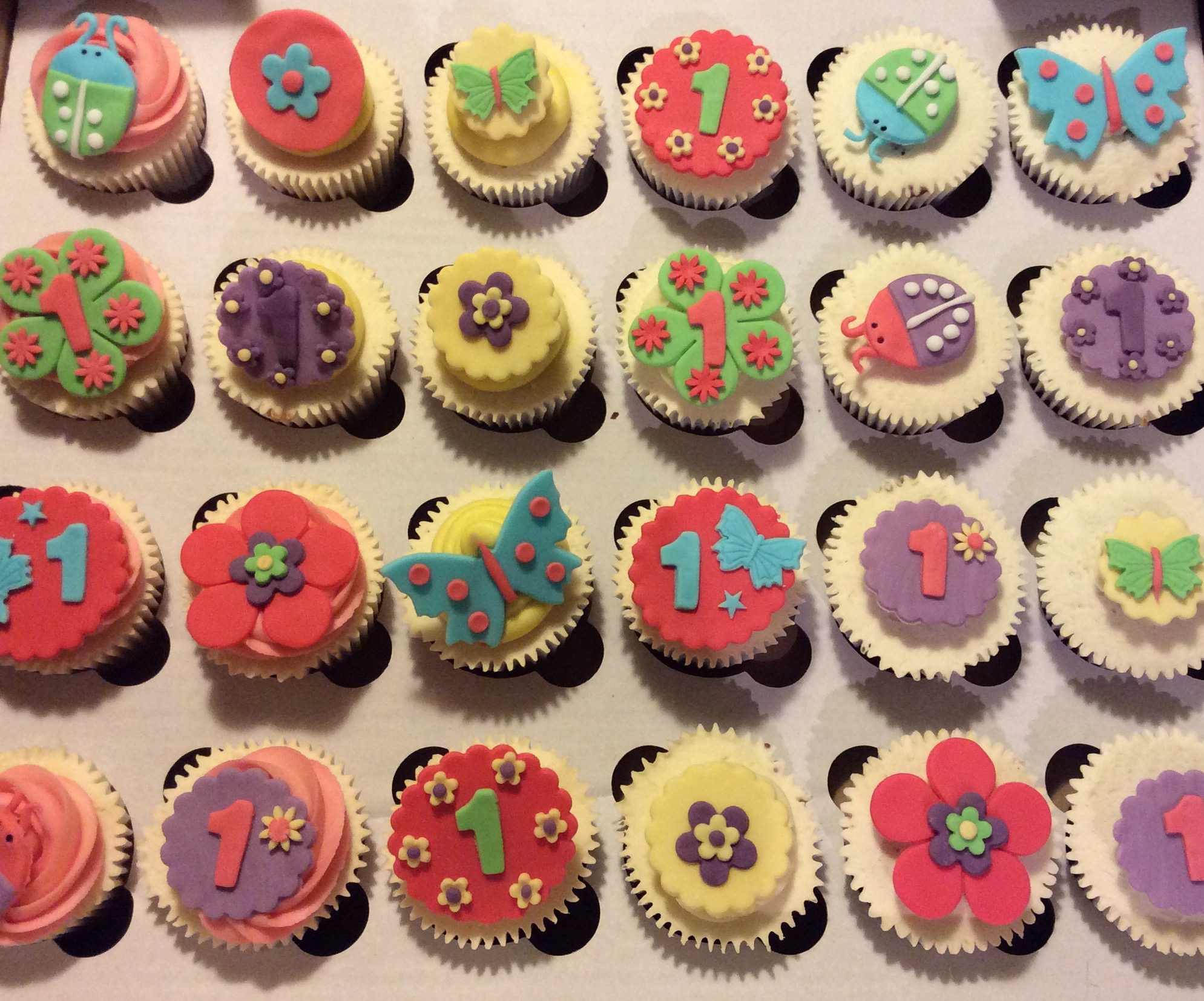 Cupcakes for Little Girls Birthday Party