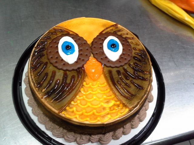 Dairy Queen Cake Owl