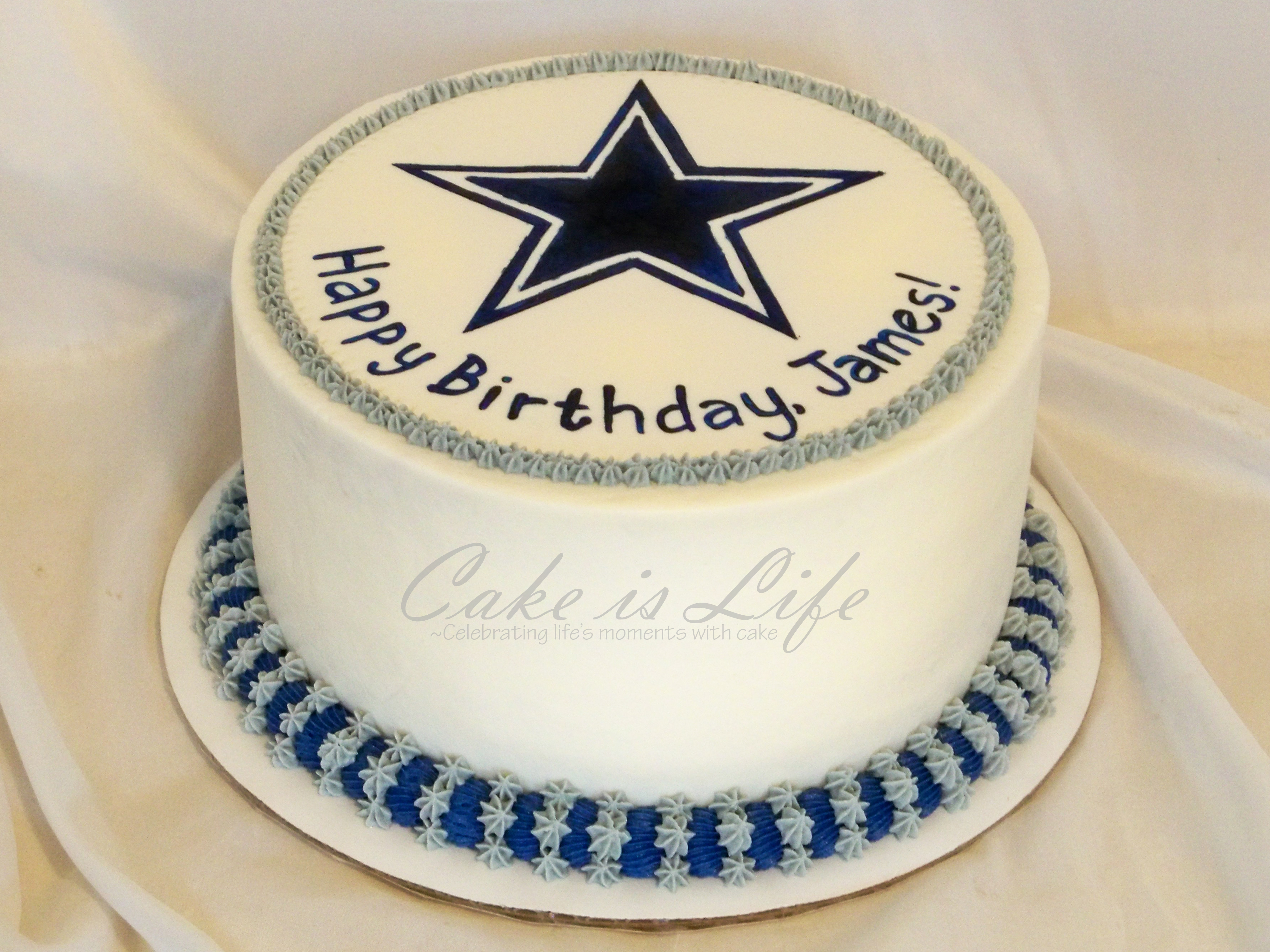 Dallas Cowboys Birthday Cake