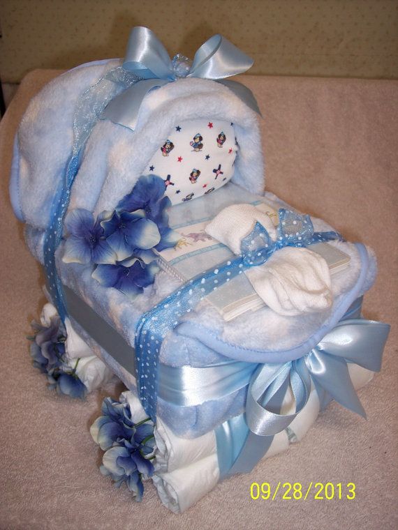 Diaper Stroller Cake