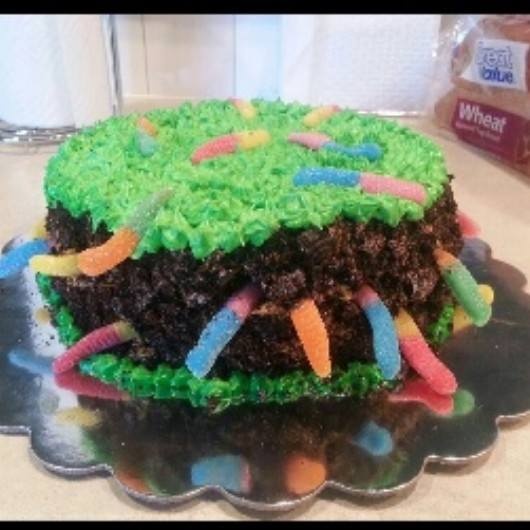 Dirt Cake with Worms