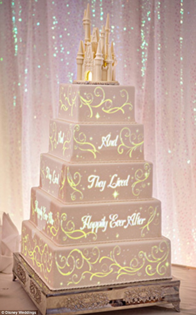 Disney Wedding Cake