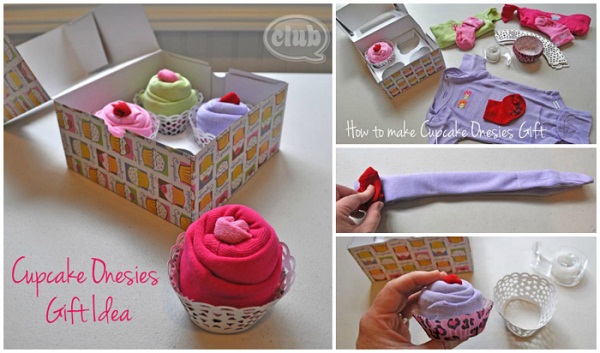 9 Diy Baby Shower Onesie Cupcakes Photo Baby Shower Cupcake