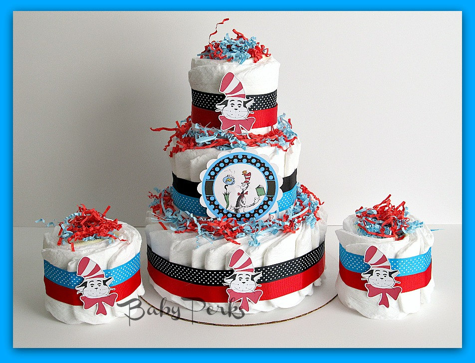 12 Photos of Doctor Seuss Diaper Cakes