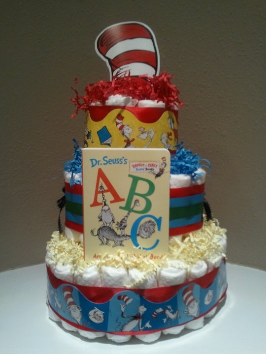 Dr. Seuss Diaper Cake