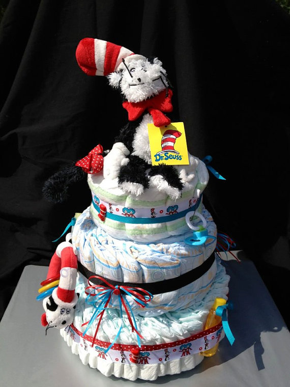 Dr. Seuss Diaper Cake