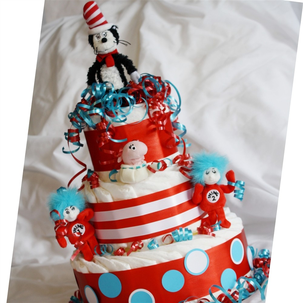 Dr. Seuss Diaper Cake