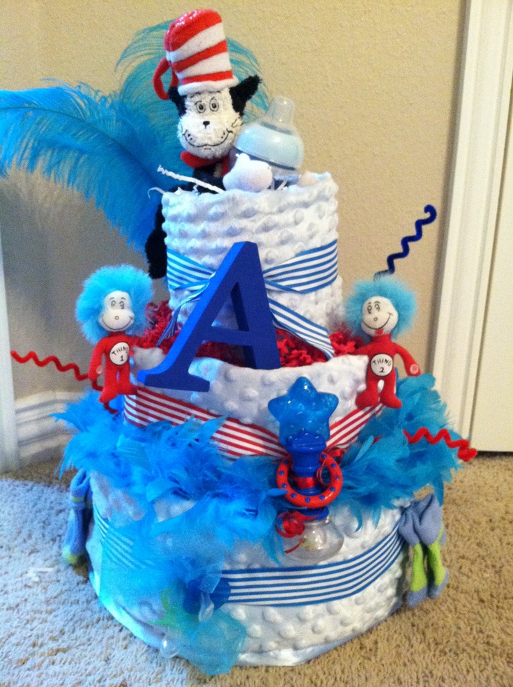 Dr. Seuss Diaper Cake