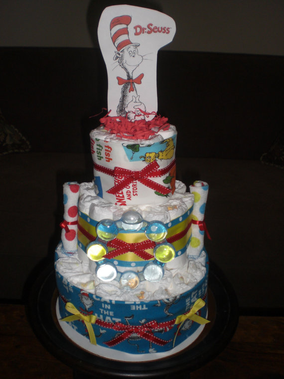 Dr. Seuss Diaper Cake