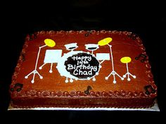 Drum Birthday Cake