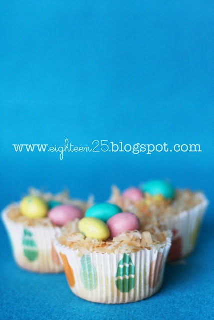 Easter Nest Cheesecakes