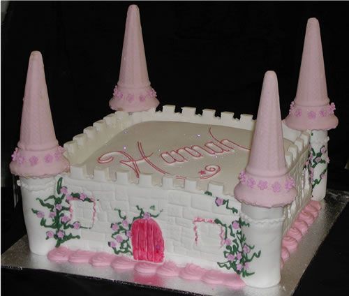 8 Photos of Easy Castle Birthday Cakes Girls