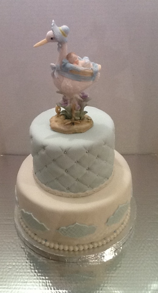 Elegant Baby Shower Cake