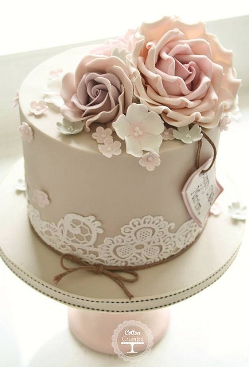 Elegant Birthday Cake