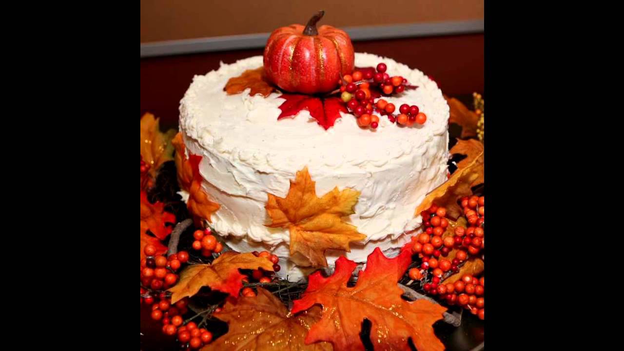 Fall Birthday Cake Decorating Ideas