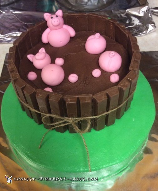 Farm Animals Birthday Cake