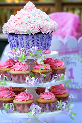 First Birthday Cupcake Idea