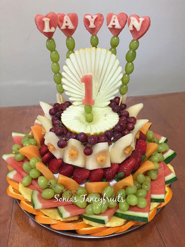 Fruit Birthday Cake