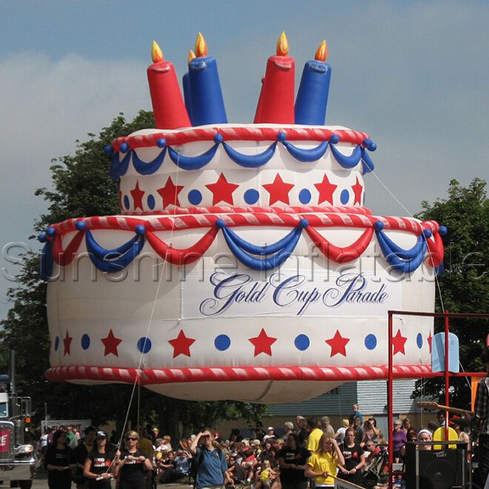 Giant Inflatable Birthday Cake