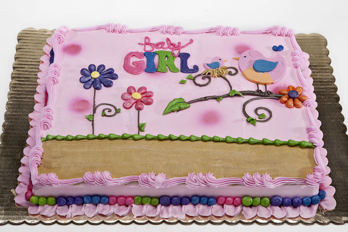 Girl Baby Shower Sheet Cake Ideas