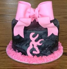 Girl Hunting Cake