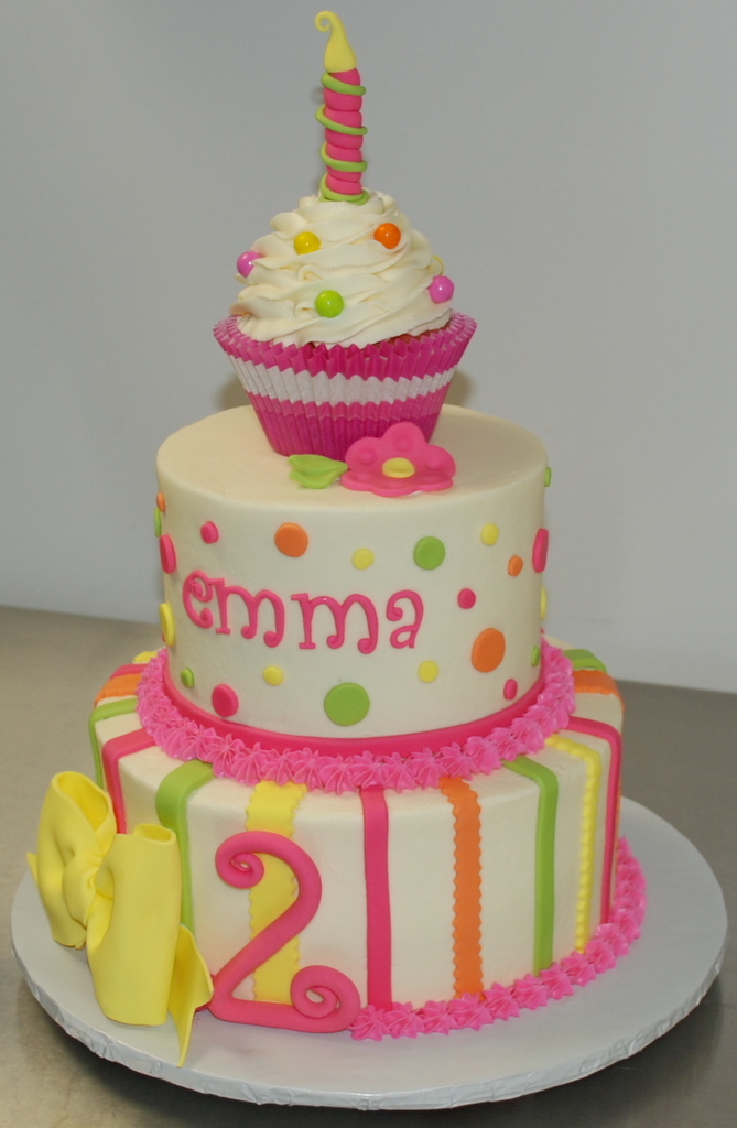 Girls Birthday Cupcake Cake Ideas