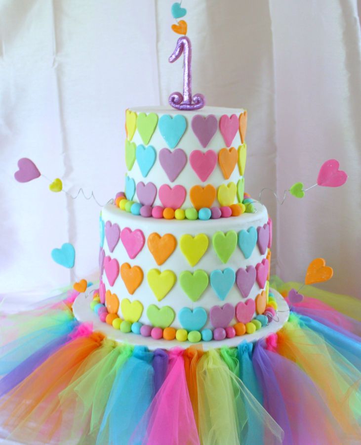 11 Photos of Birthday Cakes For Girls Heart