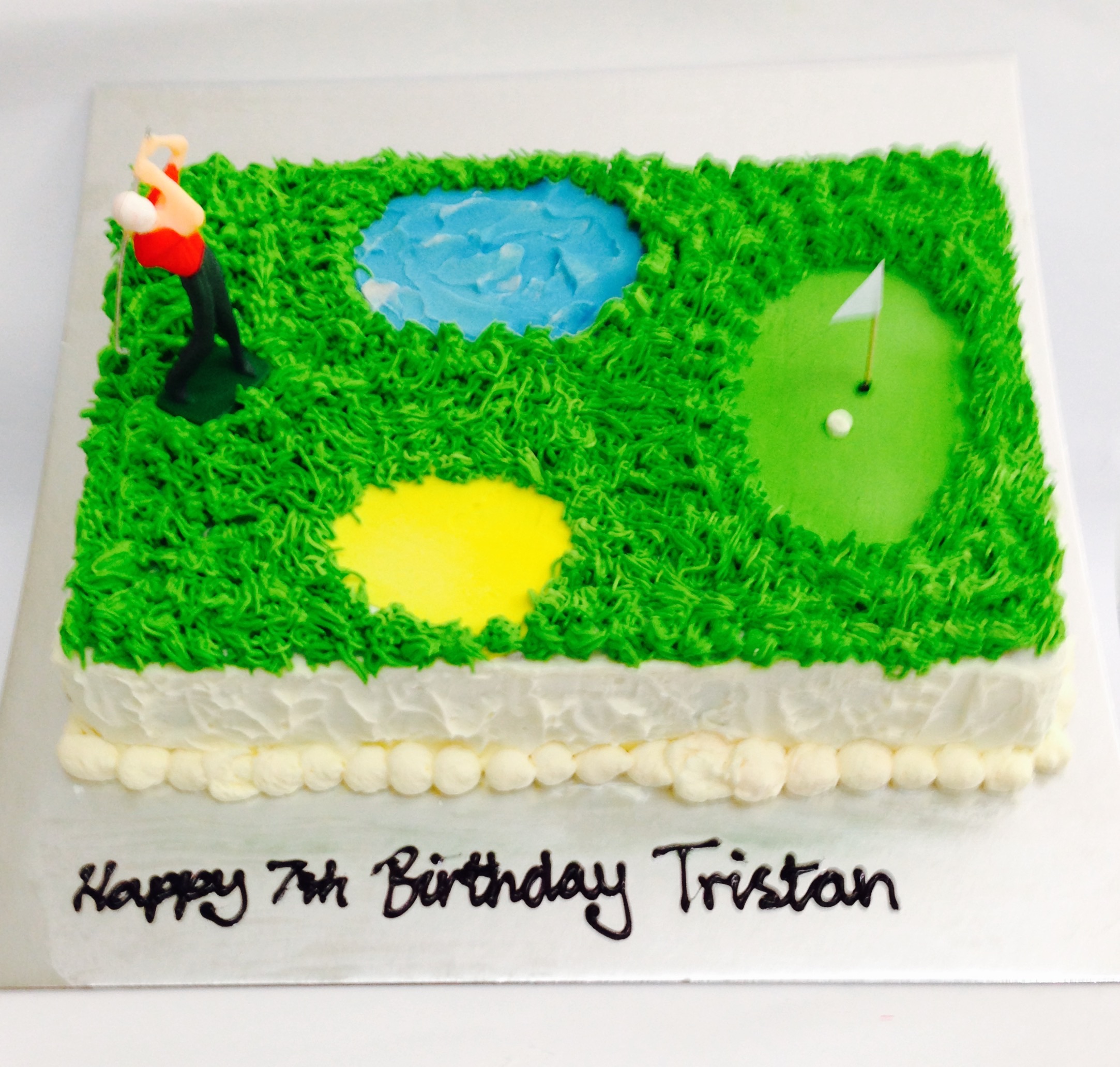 Golf Ice Cream Cake