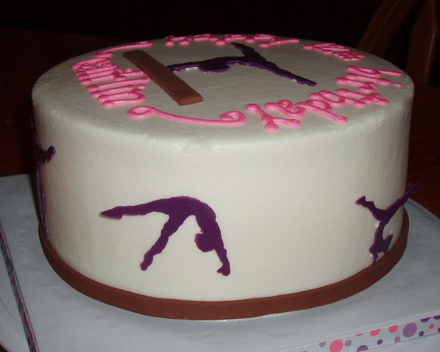 Gymnastics Birthday Cake Ideas