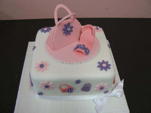 Handbag and Shoes Birthday Cake