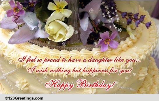 Happy Birthday Daughter Cards