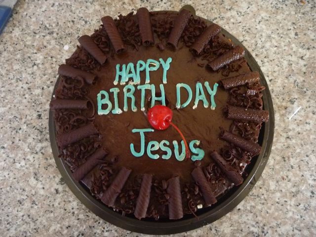 Happy Birthday Jesus Cake