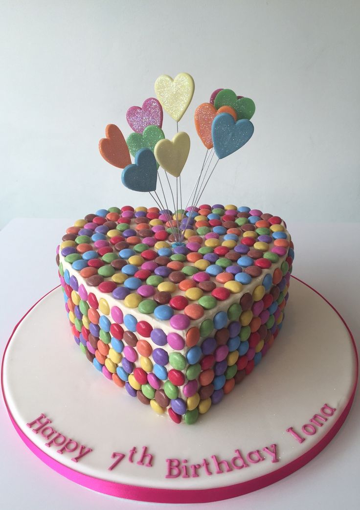 Heart Birthday Cake