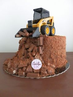 Heavy Equipment Birthday Cake