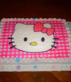 Hello Kitty Sheet Cake