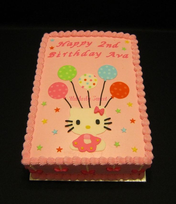 Hello Kitty Sheet Cake