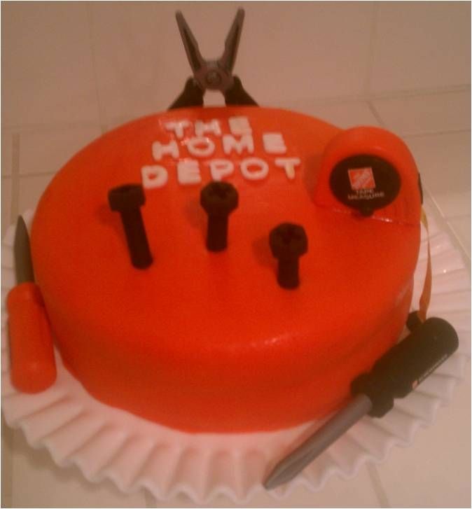 Home Depot Birthday Cake