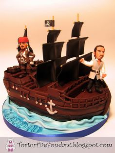 7 Photos of Cakes 40th Birthday Jack Sparrow