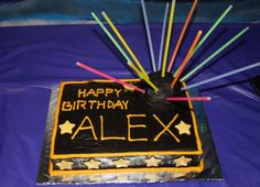 Laser Tag Birthday Cake